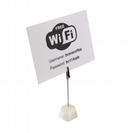 pyramid base name card holder