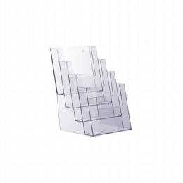 a4 4 tier leaflet holder table top