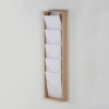 wooden leaflet dispenser