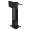 black acrylic lectern 1